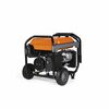 Generac Portable Generator, Gasoline, 6,500 W Rated, 8,125 W Surge, Recoil Start, 120/240V AC, 54.2/27.1 A 7672